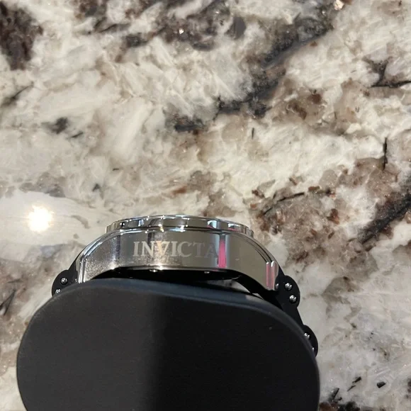 Invicta Black and Silver Chronograph Watch - Picture 3 of 6